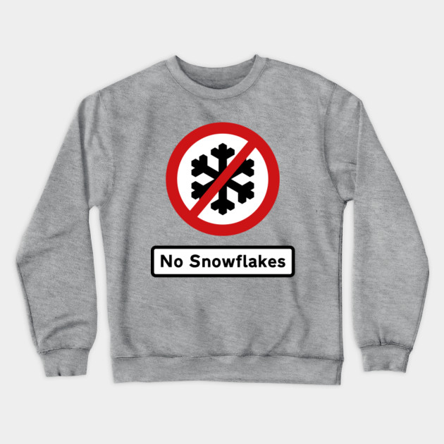 British Road Sign – No Snowflakes